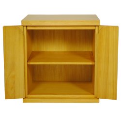 画像13: 納骨壇・仏壇・仏壇台上下セット【ミニモダン仏壇・未来15号＋仏壇台・春風】・ライトブラウン色・送料無料shunpu15