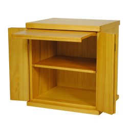 画像14: 納骨壇・仏壇・仏壇台上下セット【ワイド型・未来18号＋仏壇台・春風】・ライトブラウン色・送料無料shunpuwd