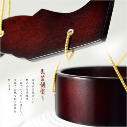 画像4: お盆提灯・仏縁堂セレクト【八女提灯：蒔絵入り御所提灯10号　露けき秋草　LED電球タイプ（電池式）】送料無料　吊り提灯　壷型　盆ちょうちん　行灯　お盆用品　新盆　初盆　色柄提灯　花柄提灯　迎え火　送り火