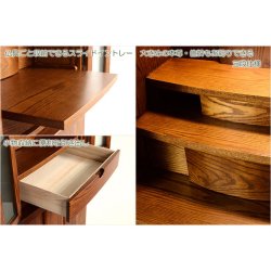 画像5: （11月下旬入荷予定）仏壇【アンティーク調モダン仏壇：モデレート　天然木オーク材無垢扉　48号　ロイヤルブラウン】中型仏壇　家具調仏壇　大型仏壇　重ね仏壇　リビング仏壇　送料無料