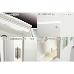 画像4: （11月下旬入荷予定）仏壇【アンティーク調モダン仏壇：モデレート　オーク材無垢の猫足　48号　アーリーホワイト】中型仏壇　家具調仏壇　大型仏壇　重ね仏壇　リビング仏壇　送料無料