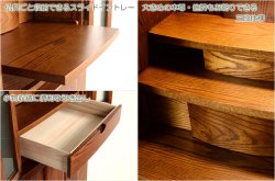 画像6: （11月下旬入荷予定）仏壇【アンティーク調モダン仏壇：モデレート48号　ロイヤルブラウン＋仏具一式付】本尊掛軸　仏具　おりん　中型仏壇　家具調仏壇　現代調仏壇　リビング仏壇　送料無料