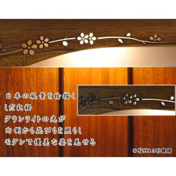 画像5: ミドルブラウン色・【クレア御本尊＋クリスタル5具足＋たまゆらリン】豪華仏具込み・桐材・ミニモダン仏壇【未来15号・仏具込み】送料無料gouka15