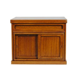 画像15: ミドルブラウン色・仏壇・仏壇台上下セット【ミニモダン仏壇・未来15号＋仏壇台・清流】送料無料seiryu15