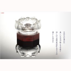 画像7: 【大蓮仏具セット　未来43号　総桐無垢材　マルーン色】椅子付き・モダン仏壇　中型仏壇　家具調仏壇　LEDダウンライト　送料無料