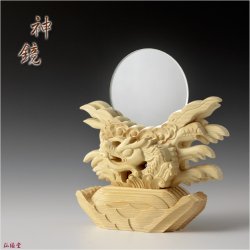 画像6: （7月下旬入荷予定）祖霊舎・神徒壇【モダン祖霊舎：ガラス格子扉　天然オーク杢・住吉（すみよし）50号ナチュラル+神具一式】LEDダウンライト付　神道　大型　御霊舎　霊璽　御霊代　神棚　送料無料