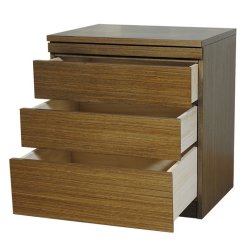 画像3: モダン仏壇台【深山（しんざん）タモ調　ダーク色】仏壇　チェスト　引き出し　インテリア仏壇台　送料無料