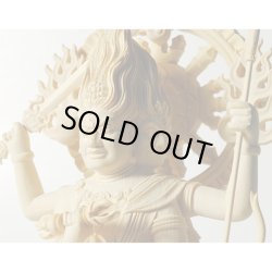 画像4: 三宝荒神5.5寸・総高さ29cm・総桧材・高級仏像　送料無料