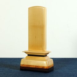 画像2: モダン位牌【彩木（さいき）4.0寸　メープル材】世界に二つとないオンリーワンの位牌・送料無料