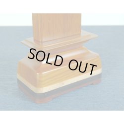 画像3: モダン位牌【彩木（さいき）4.0寸　タモ材】世界に二つとないオンリーワンの位牌・送料無料