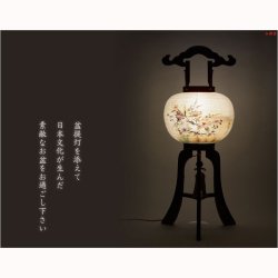 画像12: 【特選　高級盆提灯　岐阜提灯：簡単マグネット機構・天然木・二重張り・電球灯　10号　遠山に望む鉄仙】盆ちょうちん　行灯　盆用品　お盆飾り　新盆　初盆　色柄提灯　手描き提灯　送料無料