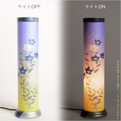 画像2: 国産・盆提灯【モダン盆提灯：儚くたたずむ桔梗　雅霞（みやびかすみ）電球灯　光触媒加工】岐阜提灯　お盆用品 仏具 お盆 初盆 提灯 新盆 お盆飾り 盆ちょうちん　送料無料