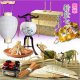 （６月上旬入荷予定）初めてのお盆〜毎年使える【豪華：新盆セット＋掛布付き盆棚・篝二段西陣織金襴 G2N】お盆・新盆・初盆　提灯　ちょうちん　牛馬　迎え火　送り火　お盆飾り　祭壇　盆棚　精霊棚　仏壇　送料無料