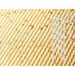 画像5: 国産仏具【難炎お仏壇マット：金彩仕立て　種あらし　モカ色　スリムタイプ　Lサイズ】仏壇用仏具　防炎マット