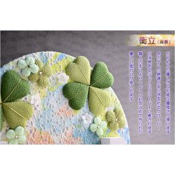 画像3: 国産仏具【国産京都・仏具付きセット：ちりめんペット供養台　セルフィ・クローバー】仏壇用仏具　仏具　メモリアル　骨壷　ペット供養　手元供養　ペット仏壇　送料無料