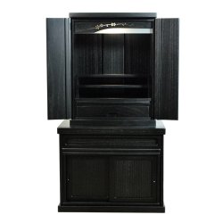 画像3: 仏壇・仏壇台上下セット【ミニモダン仏壇・未来20号＋仏壇台・清流】黒（ブラック）・送料無料