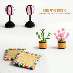 画像6: （予約注文開始 1月下旬出荷）ひな祭り【国産京都　コンパクト収納飾り：木製ケース入り　ちりめん雛人形・陽菜（HINA）パステルピンク】送料無料　ひなまつり　雛祭り　桃の節句　上巳　雛人形　ひな人形　ひな飾り　お雛さま　お姫様　お内裏さま　親王　お殿様　初節句　節句飾り　ケース飾り