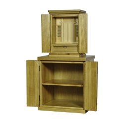 画像2: 祖霊舎・神徒壇【上下セット　初穂(はつほ)15号ミニ＋春風】ナチュラル色　神道　御霊舎　霊璽　御霊代　神棚　送料無料