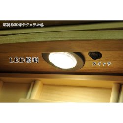 画像6: LED照明付き【モダン祖霊舎：初穂(はつほ)・天然木総桐材　23号・ミドルブラウン色】祖霊舎・神徒壇 神道　御霊舎　霊璽　御霊代　神棚　送料無料