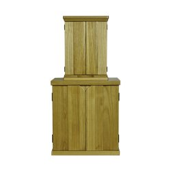 画像3: 祖霊舎・神徒壇【上下セット　初穂(はつほ)15号ミニ＋春風】ナチュラル色　神道　御霊舎　霊璽　御霊代　神棚　送料無料