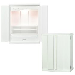 画像4: 仏壇・仏壇台上下セット【ミニモダン仏壇・未来20号＋仏壇台・花見月】白・送料無料