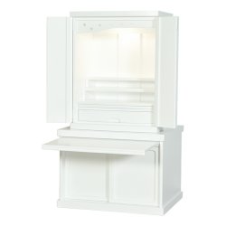 画像2: 仏壇・仏壇台上下セット【ミニモダン仏壇・未来20号＋仏壇台・花見月】白・送料無料