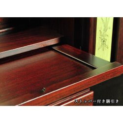 画像14: 職人技光る・和モダン仏壇【彩雲21号　ミドルブラウン色】LED照明付き・総桐材・軽い・伝統型仏壇・上置き小型仏壇　送料無料