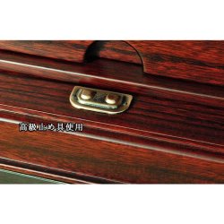 画像12: 職人技光る・和モダン仏壇【彩雲21号　ミドルブラウン色】LED照明付き・総桐材・軽い・伝統型仏壇・上置き小型仏壇　送料無料