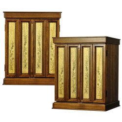 画像4: 仏具付き・和モダン仏壇【彩雲16号　ミドルブラウン色】【星夜＋クレア御本尊＋たまゆらりん）LED照明付き・総桐材・軽い・伝統型仏壇・上置き小型仏壇　送料無料