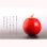 画像2: 国産仏具【リンゴ型おりんとクリスタルリン棒セット：ポム　ゴールド・レッド】仏壇　磬　鐘　鈴　送料無料 (2)