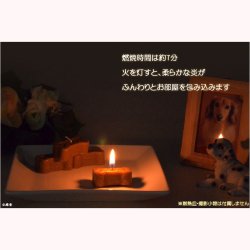 画像7: ペット用ローソク【本物ソックリ：ワンちゃん用供養キャンドル　パピー・ビスケット　9個入り】仏具　ローソク　ろうそく　蝋燭　ペット　ミニローソク　犬　虹の橋　天国　動物　手元供養