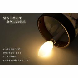 画像8: お盆提灯【高級インテリア盆提灯：蒼乃（あおの）流水に胡蝶蘭・白菊　ジャガード織・LED電球灯】モダン盆提灯　盆提灯　ちょうちん　盆飾り　新盆　初盆　お盆　お彼岸　盆棚　仏具　送料無料　送料無料