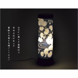 画像10: お盆提灯【高級インテリア盆提灯：蒼乃（あおの）流水に胡蝶蘭・白菊　ジャガード織・LED電球灯】モダン盆提灯　盆提灯　ちょうちん　盆飾り　新盆　初盆　お盆　お彼岸　盆棚　仏具　送料無料　送料無料