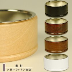 画像2: 仏具 セット ミニ モダン 仏具セット 【MORI（もり）本色（ライトブラウン）　香炉灰サービス】天然木