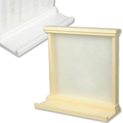 画像5: 神棚【モダン神棚　香る桧製・薄型スリムコンパクト　壁掛け/置き型両用：高杜（本体桧無塗装＋アクリル扉）】神道　神様　神札　お札　木札　札入れ　神具　インテリア神棚　現代調神棚　送料無料