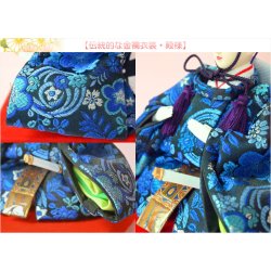 画像5: （予約注文開始 1月下旬出荷）ひな祭り【コンパクト収納飾り：国産モダン雛人形・咲茉（えま）木製丸型アクリルケース　伝統的な金襴衣装】送料無料　ひなまつり　雛祭り　桃の節句　上巳　雛人形　ひな人形　ひな飾り　お雛さま　お姫様　お内裏さま　お殿様　親王飾り　初節句　節句飾り　ケース飾り