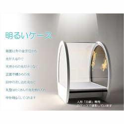 画像6: （予約注文開始 3月下旬出荷）節句飾り【端午の節句：国産五月人形　白銀（しろがね）上杉謙信兜・弓太刀飾り　木製丸型白ケース付】シルバー　かぶと飾り　兜飾り　節句人形　こいのぼり　五月飾り　菖蒲の節句　ケース飾り　こどもの日　送料無料