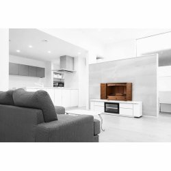 画像13: 国産仏壇【国産広島府中　高級モダン仏壇　エステリア・ウェイブカスタム　天然木ウォールナット　16号ワイド】　インテリア仏壇　家具調仏壇　日本製　送料無料