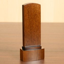 画像2: モダン位牌【位牌　ブリス　ウォールナット色】本体のみ・文字代金別途かかります