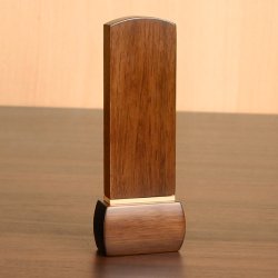 画像2: モダン位牌【位牌　エリシア　ウォールナット色】本体のみ・文字代金別途かかります