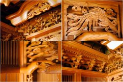 画像5: 極上大型唐木仏壇【国産本欅：樹帝（じゅてい）57-20】お仏壇の王道欅の中の欅・稀少材　送料無料