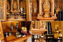 画像6: 極上大型唐木仏壇【国産本欅：樹帝（じゅてい）57-20】お仏壇の王道欅の中の欅・稀少材　送料無料