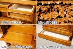 画像3: 極上大型唐木仏壇【国産本欅：樹帝（じゅてい）57-20】お仏壇の王道欅の中の欅・稀少材　送料無料