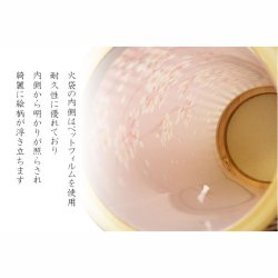 画像8: 盆提灯【岐阜提灯　レインボーLED・天然竹材：花扇（はなおうぎ）桜柄】お盆用品 仏具 お盆 初盆 提灯 新盆 お盆飾り 虹色LED　送料無料