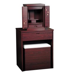 画像1: 上下セット【桜都15号＋ブルーム　紫檀色】納骨　おしゃれ モダン仏壇 小型 コンパクト 仏具セット き シンプル　送料無料
