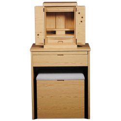 画像2: 上下セット【桜都15号＋ブルーム　オーク色】納骨　おしゃれ モダン仏壇 小型 コンパクト 仏具セット き シンプル　送料無料