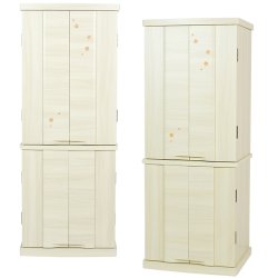 画像6: 星夜仏具付き【和みモダン仏壇：桜都（おと）　ナチュラル色　40号】本尊掛軸　仏具　おりん 現代調仏壇　大型仏壇　家具調仏壇　重ね仏壇　送料無料