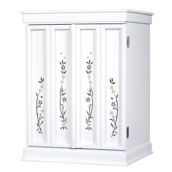 画像3: ホワイト色　モダン仏壇【伝統型仏壇：天然貝・螺鈿細工　和モダン・花夕（はなゆう）18号】小型仏壇　家具調仏壇　上置き仏壇　送料無料