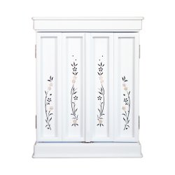 画像6: ホワイト色　仏壇付仏壇【伝統型仏壇：天然貝・螺鈿細工　和モダン・花夕（はなゆう）　16号+仏具一式】小型仏壇　家具調仏壇　上置き仏壇　送料無料