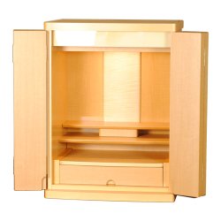 画像14: 国産ミニモダン仏壇【ソナタ20号：シルパーハート材】選べる2色　シンプル・おしゃれ ・小型 ・コンパクト　送料無料